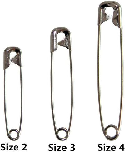 60PCS Large Safety Pins, Durable, Rust-Resistant Nickel Plated Steel Pins Size 4, 2.2inch /55mm in Saudi Arabia