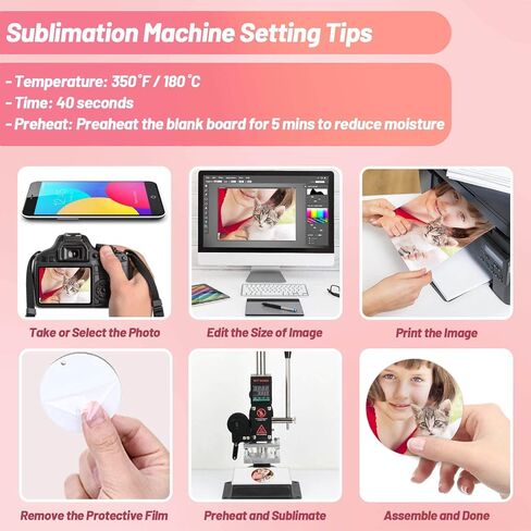 Modacraft Sublimation Keychain Blanks Bulk, 120Pcs Sublimation Keychain Blanks Set with 2 Inch Round Sublimation Blanks, Tassels, Keychain Rings, Jump Rings for DIY Crafting Sublimation Blanks in Kuwait