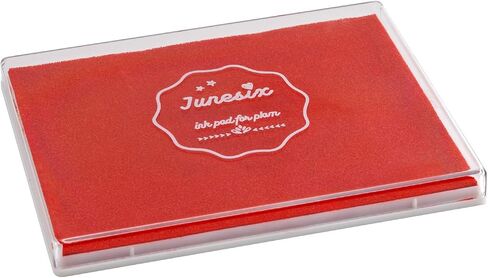 Ink Pad, 5x4'' Washable Stamp Ink Pad for Kids, Black in Saudi Arabia