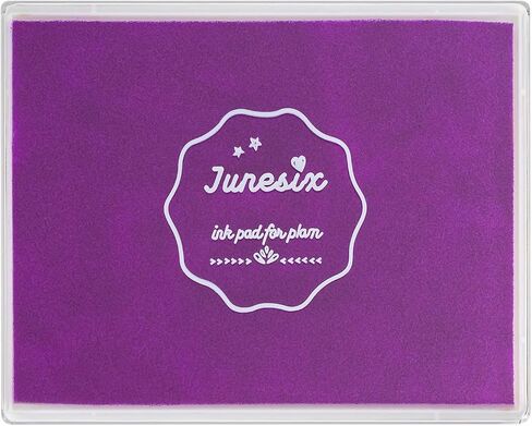 Ink Pad, 5x4'' Washable Stamp Ink Pad for Kids, Black in Saudi Arabia