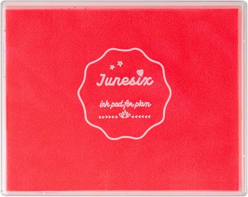 Ink Pad, 5x4'' Washable Stamp Ink Pad for Kids, Black in Saudi Arabia