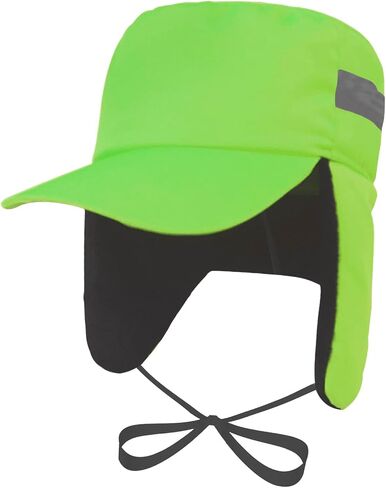 Beisto Hi Vis Reflective Winter Hat Night Safety Hat Warm Trapper Hat Russian Hat with Earflap Outdoor Skiing Ushanka Hat in Saudi Arabia