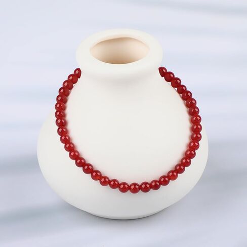 LPBeads اليدوية الأحجار الكريمة الطبيعية تمتد مطاطا سوار شفاء كريستال حجر مستدير الخرز مجوهرات هدايا للنساء الرجال in Saudi Arabia