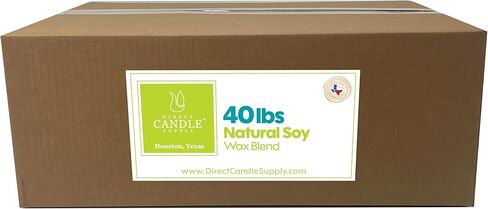 Soy Wax for Candle Making | 20lb Soy Candle Wax Slab | Smooth Blend for High Load Fragrance Formulation |Candle Making Supplies in Saudi Arabia