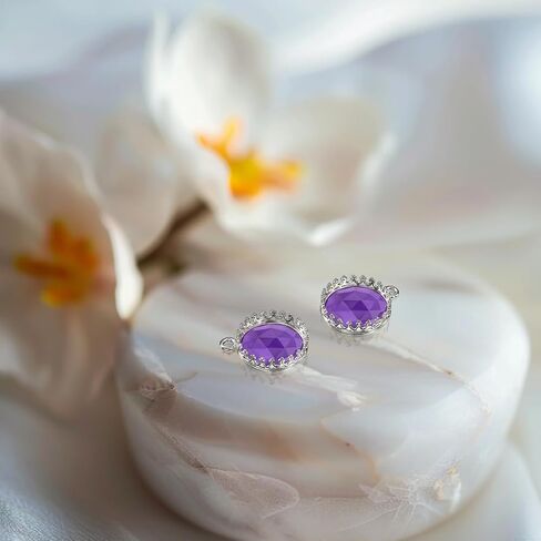 925 Sterling Silver 12-18mm Bezel Round Crown Setting with Loop Findings in Kuwait
