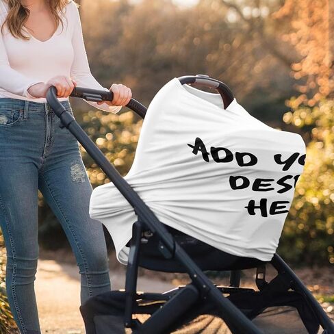 American Flag Carseat Canopy Cover Baby Car Seat Canopy Nursing Breastfeeding Covers Up Full Protection Baby Car Seat Canopies for Boys Girls Stroller Covers Shopping Cart Cover Red Brown in Kuwait