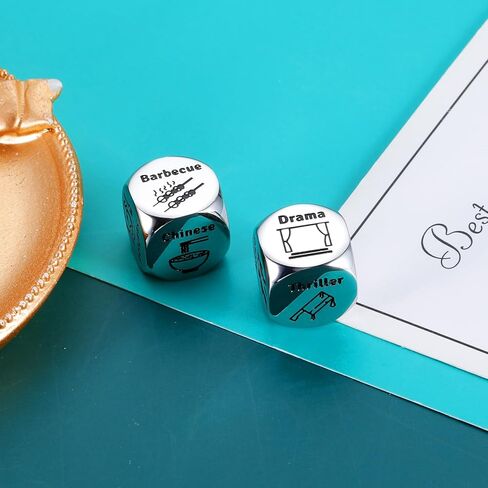 Stocking Stuffers for Men Women Christmas Valentine's Gifts for Boyfriend Husband White Elephant Gifts Santa Swap Gift Exchange Funny Dice Birthday Date Night Gifts for Him Her in Kuwait