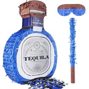 Dinosaur Piñata for Boys, Piñata de Dinosaurio para niños with 12pcs Paper Glasses, Confetti, Wood Stick and Blindfold, Dino Piñata for Birthday Party Decorations (16"*13"*3.5") in Kuwait