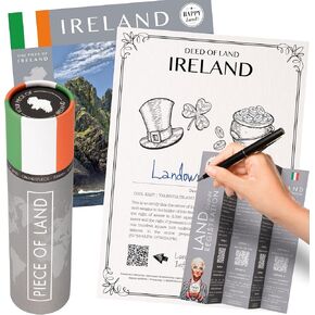 Italian Gifts for Women an Men - Real Piece of Italy- Highly Unique Italian Themed Gifts - Blank Certificate to Write in The Name of Your Choice - Rome Gift Ideas - Italian Christmas Gift