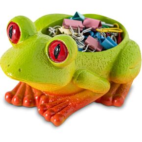 Frog Paper Clip Holder For Desk Cute Paperclip Holder Paper Clip Dispenser, Paper Clip Organizer Office Novel Office Supply Accessory Office Tools