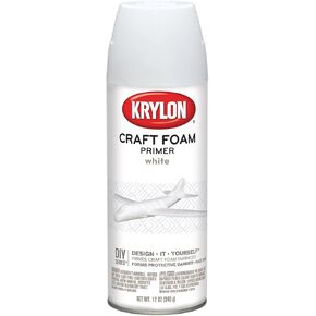 Krylon Foam Primer Gray Craft Spray Paint 12 oz.