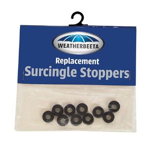 WeatherBeeta Rubber Surcingle Stoppers 10 Pack, Black