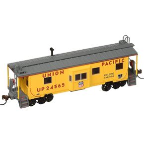 Bachmann Bay Window Caboose Caboose, Prototypical Yellow