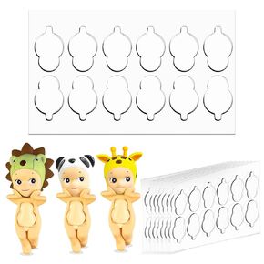 Adhesive Tape for Sonny Baby - 108PCS Double Sided Clear Adhesive Pads Custom Fit Sonny Baby Adhesive Tape Replacement, Removable Mini Figure Clear Glue Sticky Putty for Sonny Doll