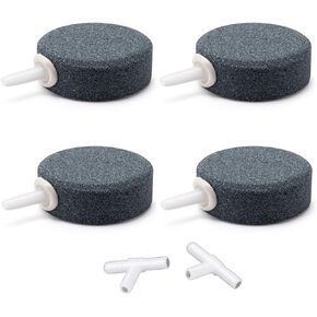 1.6 Inch Air Stone, Aquarium Air Stone, Air Stone for Fish Tank and Hydroponics Air Pump