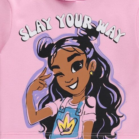 Nickelodeon That Girl Lay Lay Girls Free Style Hoodie - تلك الفتاة LAYLAY Skimmer هوديي - مقاسات 4-16 in Kuwait