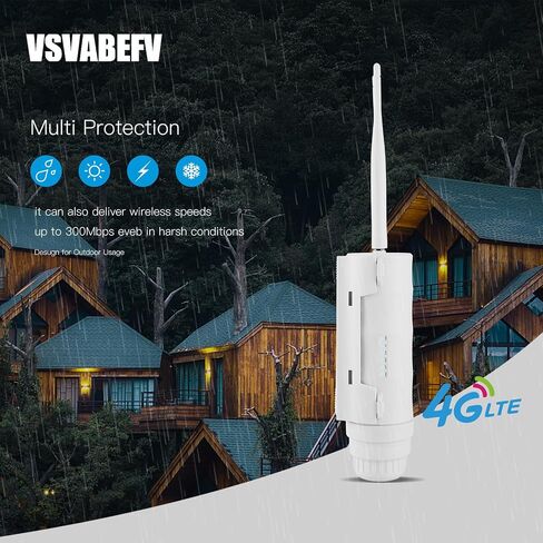 AX1200 Outdoor WiFi 6 Extender Long Range, Dual Band Outdoor Wireless Access Point Bridge with 4 High Gain Antennas, Gigabit Port, Poe Powered, Support MU-MIMO, Seamless Roaming, Cloud Access in Saudi Arabia