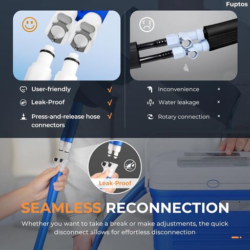 Cold Therapy Machine, Ice Machine for Knee and Shoulder After Surgery, Digital Timer & Quiet Pump, Cryotherapy Machine with Universal Ice Pad for Knee, Shoulder, Hip, Leg and Hip in Kuwait