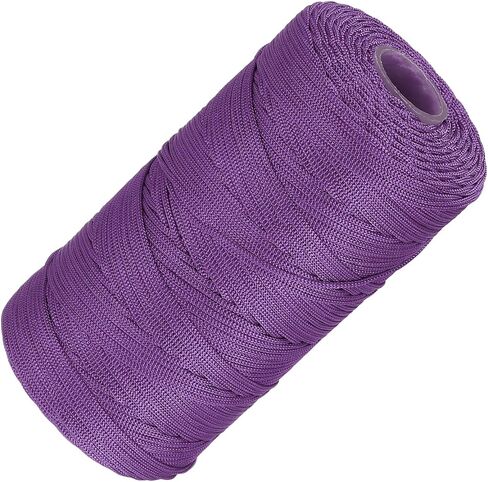 MECCANIXITY Nylon String Cord 1.5mm x 218 Yards Macrame Rope Braided Thread Twine String Smooth Beading Cord for Jewelry Making Supplies, DIY Craft, Violet in Saudi Arabia
