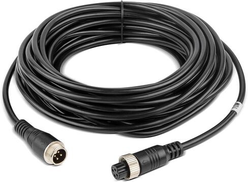 EWAY 4 دبوس كابل تمديد الطيران (50FT/15M) سلك الكاميرا الاحتياطية فيديو السيارة 4PIN سلك موصل الطيران للمركبة سيارة التخييم حافلة فان شاحنة متنقل مقطورة RV عكس الرؤية الخلفية نظام CCTV in Kuwait