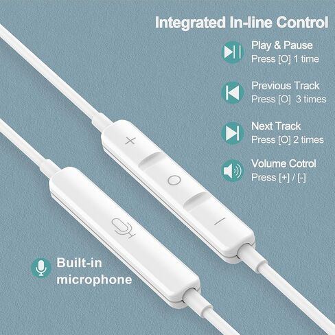DUKABEL USB Wired Earbuds, USB Headphone with Mic for PC/ PS4/ PS5, 6FT in-Ear Stereo Earphones Headsets with Volume Control for Office Live Broadcast Gaming in Saudi Arabia
