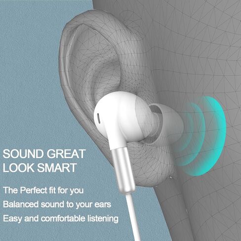 DUKABEL USB Wired Earbuds, USB Headphone with Mic for PC/ PS4/ PS5, 6FT in-Ear Stereo Earphones Headsets with Volume Control for Office Live Broadcast Gaming in Saudi Arabia