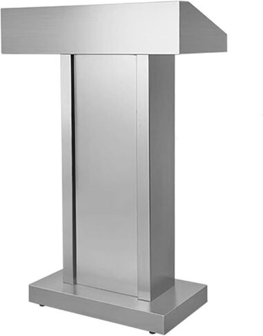 Wooden Podium Stand for Lectern Presentation Church Classroom, Pulpitos para Iglesias for Pulpit Lecture Teacher Conference Rooms Speech with Heavy Base(Black) in Saudi Arabia