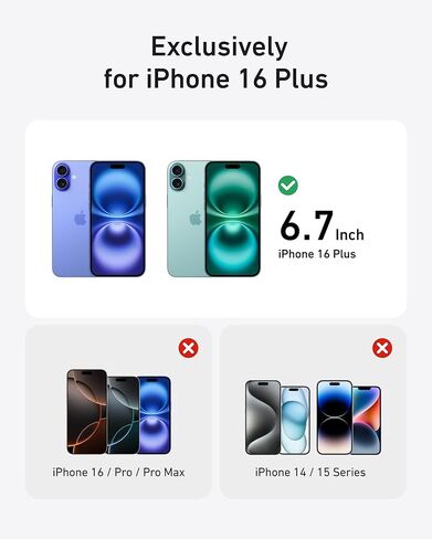 Anker 9H+ Glass for iPhone 15 Pro Max Screen Protector, Military Grade Shatterproof & Ultra Durable Screen Protector for 15 Pro Max, Tempered Glass Full Coverage Protection, Easy Installation(2-Pack) in Kuwait