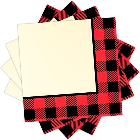 Gingerbread Christmas Party Supplies, Disposable Luncheon Napkins Party Napkins for Merry Christmas Winter Holiday Gingerbread Birthday Party Decorations, 3 PLY, 50 Count in Saudi Arabia
