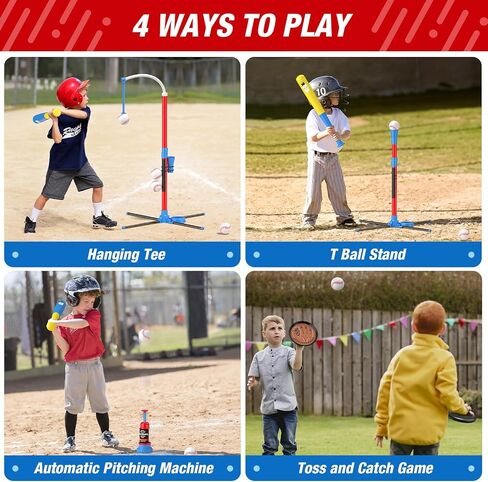 QDRAGON 4 in 1 Tball Set for Kids 3-5 with Toss and Catch Ball Set in Kuwait