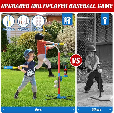 QDRAGON 4 in 1 Tball Set for Kids 3-5 with Toss and Catch Ball Set in Kuwait