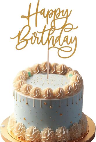 غلاف كعكة عيد ميلاد سعيد لامع - زينة عيد ميلاد سعيد لحفلات أعياد الميلاد الأولى أو الحفلات أو دعامات كشك صور الأطفال in Saudi Arabia