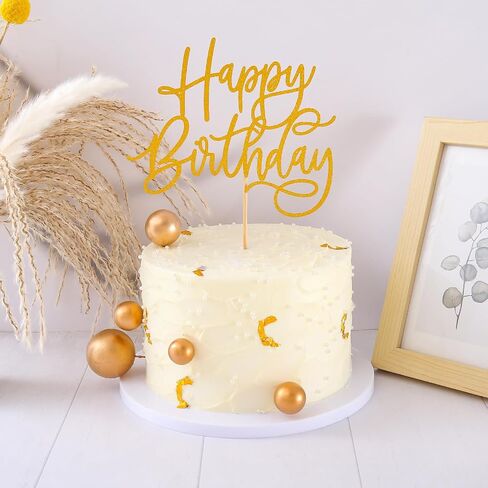 غلاف كعكة عيد ميلاد سعيد لامع - زينة عيد ميلاد سعيد لحفلات أعياد الميلاد الأولى أو الحفلات أو دعامات كشك صور الأطفال in Saudi Arabia