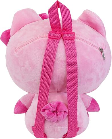 Hello Kitty Plush Purse for Girls Set - Hello Kitty Handbag Bundle with 14" Hello Kitty Plush Doll in Pig Costume with Carrying Straps Plus Stickers, Door Hanger | Hello Kitty Accessories in Saudi Arabia