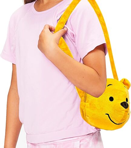 Winnie the Pooh Plush Purse for Girls Set - Bundle with Winnie the Pooh Plushie with Strap Plus Stickers, Activity Book, More | Winnie the Pooh Crossbody Bag for Girls in Saudi Arabia