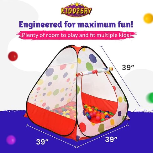 Kids Ball Pit Pop up Play Tent, Playhouse Tent for Boys Girls Babies and ToKids Ball Pit, Playhouse Tent for Boys Girls Babies and Toddlers, Indoor Outdoor Toy Balls Not Includedddlers in Kuwait