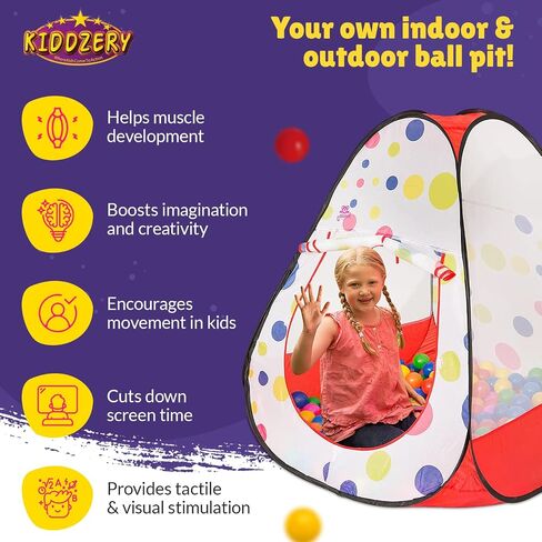 Kids Ball Pit Pop up Play Tent, Playhouse Tent for Boys Girls Babies and ToKids Ball Pit, Playhouse Tent for Boys Girls Babies and Toddlers, Indoor Outdoor Toy Balls Not Includedddlers in Kuwait