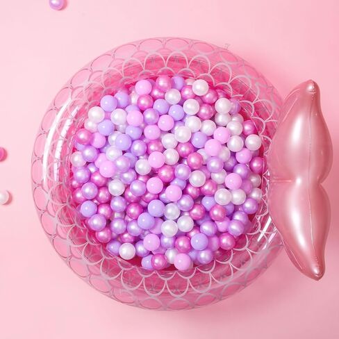 GOGOSO Ball Pits Balls for Toddlers Pack of 50 100 200 Plastics Shape Ball Non-Phthalate Non-BPA Non-Toxic 2.2-Inch Crush Proof Play Balls in Saudi Arabia