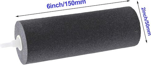 AQUANEAT Aquarium Air Stone 4x2 inch 2 Pack, Large Airstone, Aerator Bubble Diffuser, Air Pump Accessories for Aquariums, Hydroponic, Ponds and Fish Tanks in Kuwait