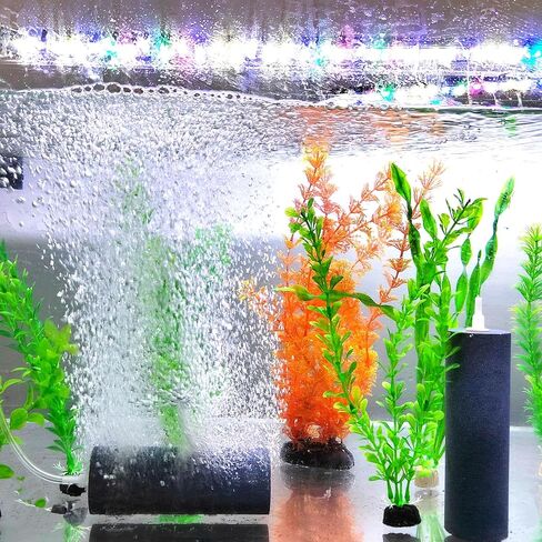 AQUANEAT Aquarium Air Stone 4x2 inch 2 Pack, Large Airstone, Aerator Bubble Diffuser, Air Pump Accessories for Aquariums, Hydroponic, Ponds and Fish Tanks in Kuwait