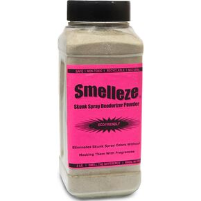 SMELLEZE Natural Skunk Smell Removal Deodorizer: 2 lb. Powder Get Stink Out