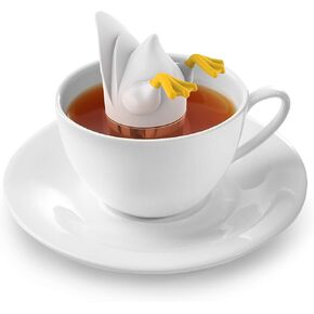 Genuine Fred, FLOAT TEA FLAMINGO, Flamingo Pool Float Reusable Tea Infuser, Pink, Fun Gift for Tea Lovers, Clever Kitchen Gadget in Kuwait