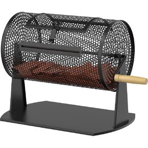 Orionstar Raffle Drum, Games & Sports Professional Raffle Ticket Spinner with Wooden Turning Handle Holds 2500 Tickets (Black)