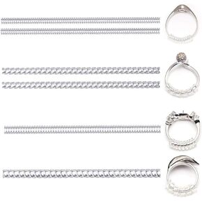 Supertina Ring Size Adjuster for Loose Ring Clear Silicone Ring Guard for Women Men Four Different Size (6)