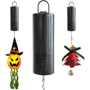 Disco Ball Motor, Wind Spinner Motor, Battery Operated Motor with Mini Remote Controller, Hanging for Mirror Ball, Wind Chimes, Outdoor Decoration, Garden Decor, Christmas Ornament 10 RPM