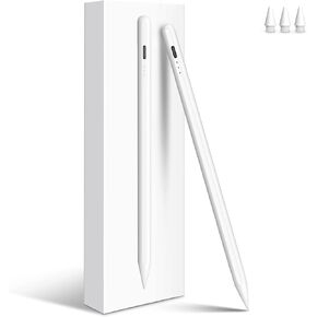 Stylus Pen for iPad, 13 mins Fast Charging Apple iPad Pencil with Palm Rejection, Tilt Sensitivity, Work for 2018-2022 iPad Air 3/4/5, iPad Mini 5/6, iPad 6/7/8/9/10, iPad Pro 11", iPad Pro 12.9"