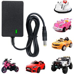 6 Volt Battery Charger for Best Choice Products Hello Kitty SUV Kid Trax Toddler Quad Kidzone Electric Ride On Toy Charger, 6V Bumper Car Charger