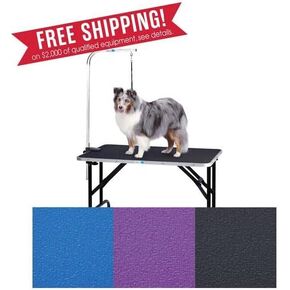 Master Equipment Dog Grooming Table with Arm, 42" x 24" x 30"