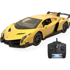 Officially Licensed RC Series, 1:24 Scale Electric Sport Racing Hobby Toy Car Lamborghini Model Vehicle for Boys Girls 3 4 5 6 7 8 9 Years Old Birthday Gifts