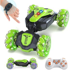 Gesture Sensing RC Stunt Car Remote Control Car 360° Rotating 4WD 2.4Ghz RC Cars Transform Car Toys for Boys 4-7 Birthday Present for Age 8-12